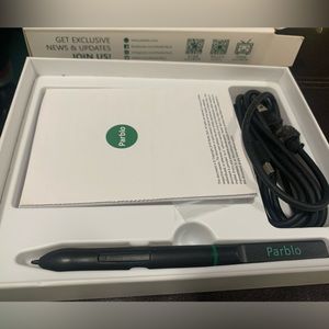 Parblo graphic pressure pen drawing board / signature 👁️